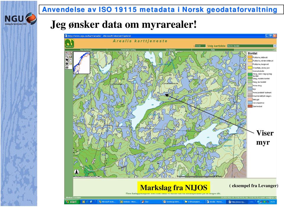 Viser myr Markslag