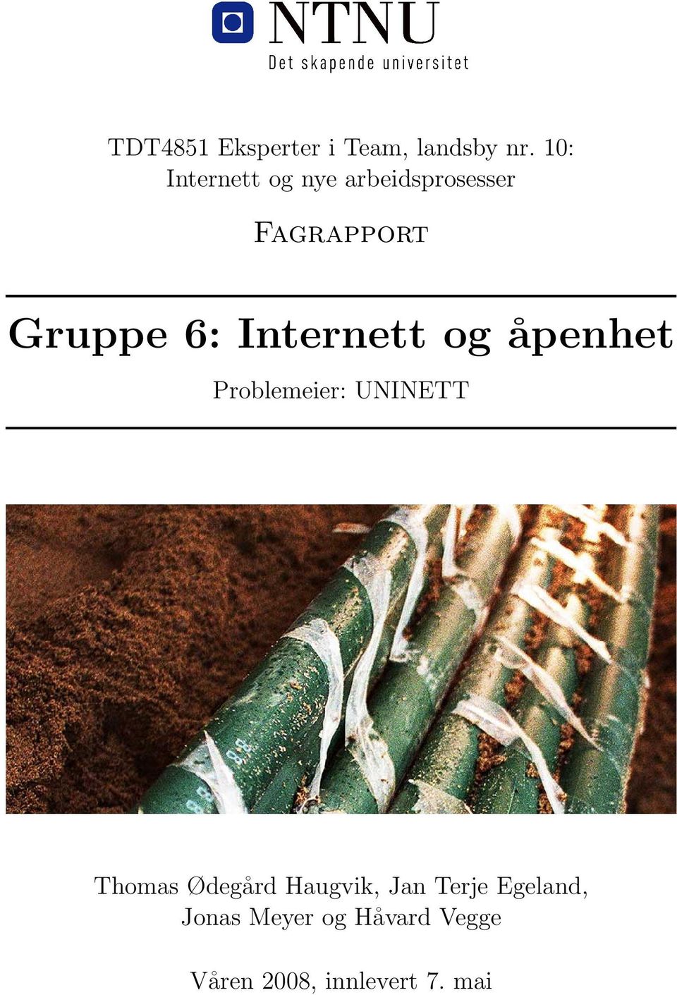 Internett og åpenhet Problemeier: UNINETT Thomas Ødegård