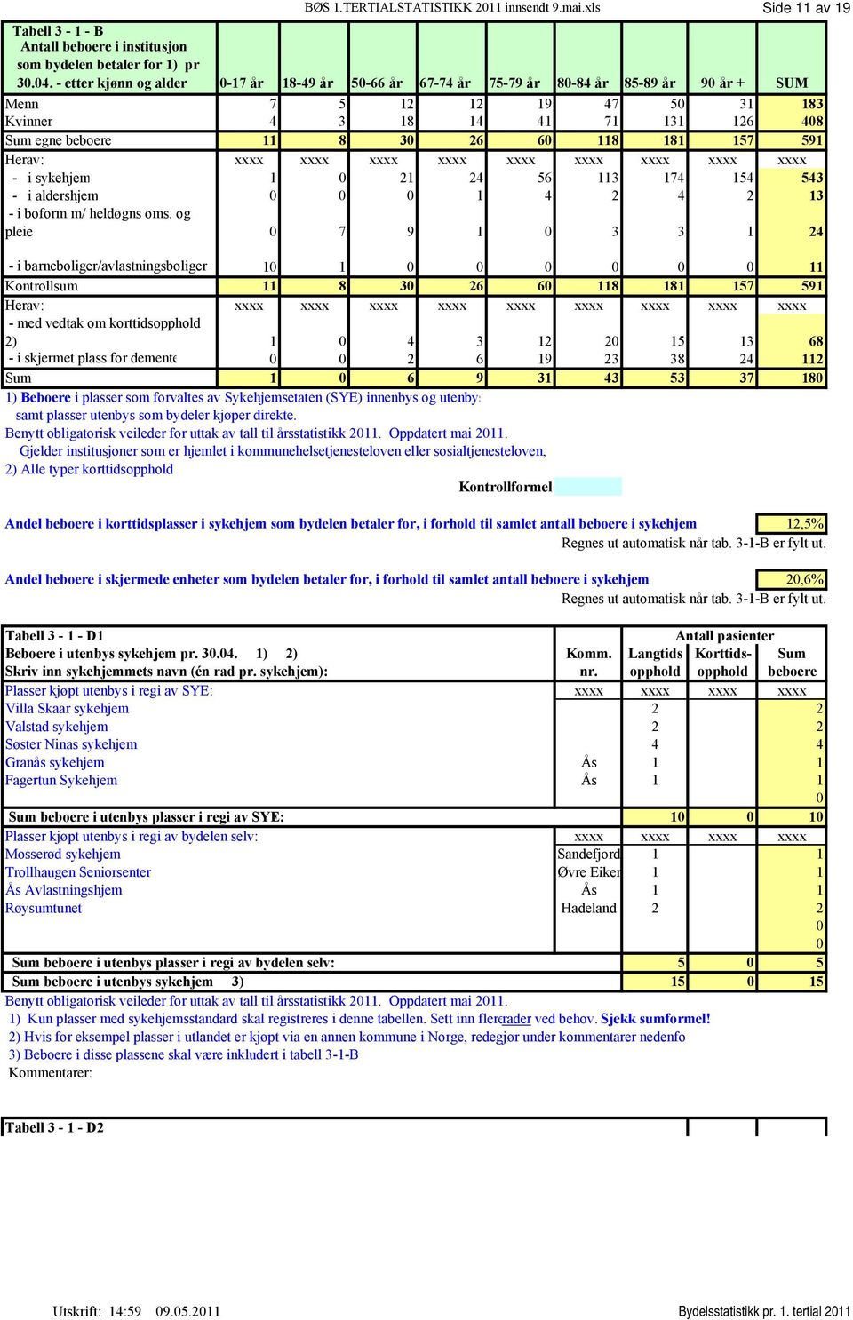 181 157 591 Herav: xxxx xxxx xxxx xxxx xxxx xxxx xxxx xxxx xxxx - i sykehjem 1 0 21 24 56 113 174 154 543 - i aldershjem 0 0 0 1 4 2 4 2 13 - i boform m/ heldøgns oms.