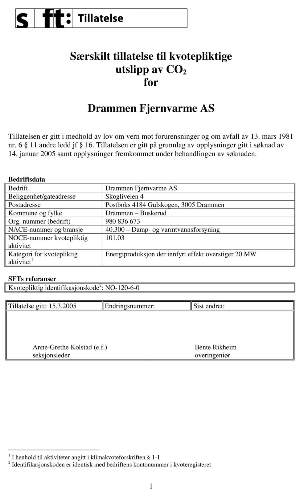 Bedriftsdata Bedrift Drammen Fjernvarme AS Beliggenhet/gateadresse Skogliveien 4 Postadresse Postboks 4184 Gulskogen, 3005 Drammen Kommune og fylke Drammen Buskerud Org.