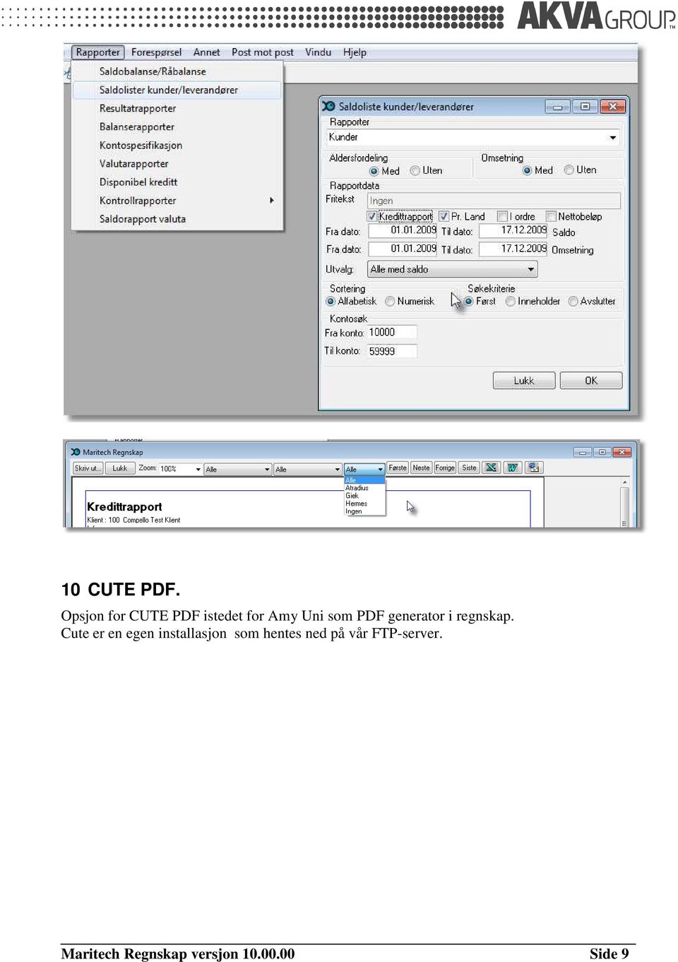 PDF generator i regnskap.