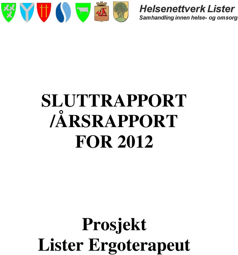 omsorg SLUTTRAPPORT