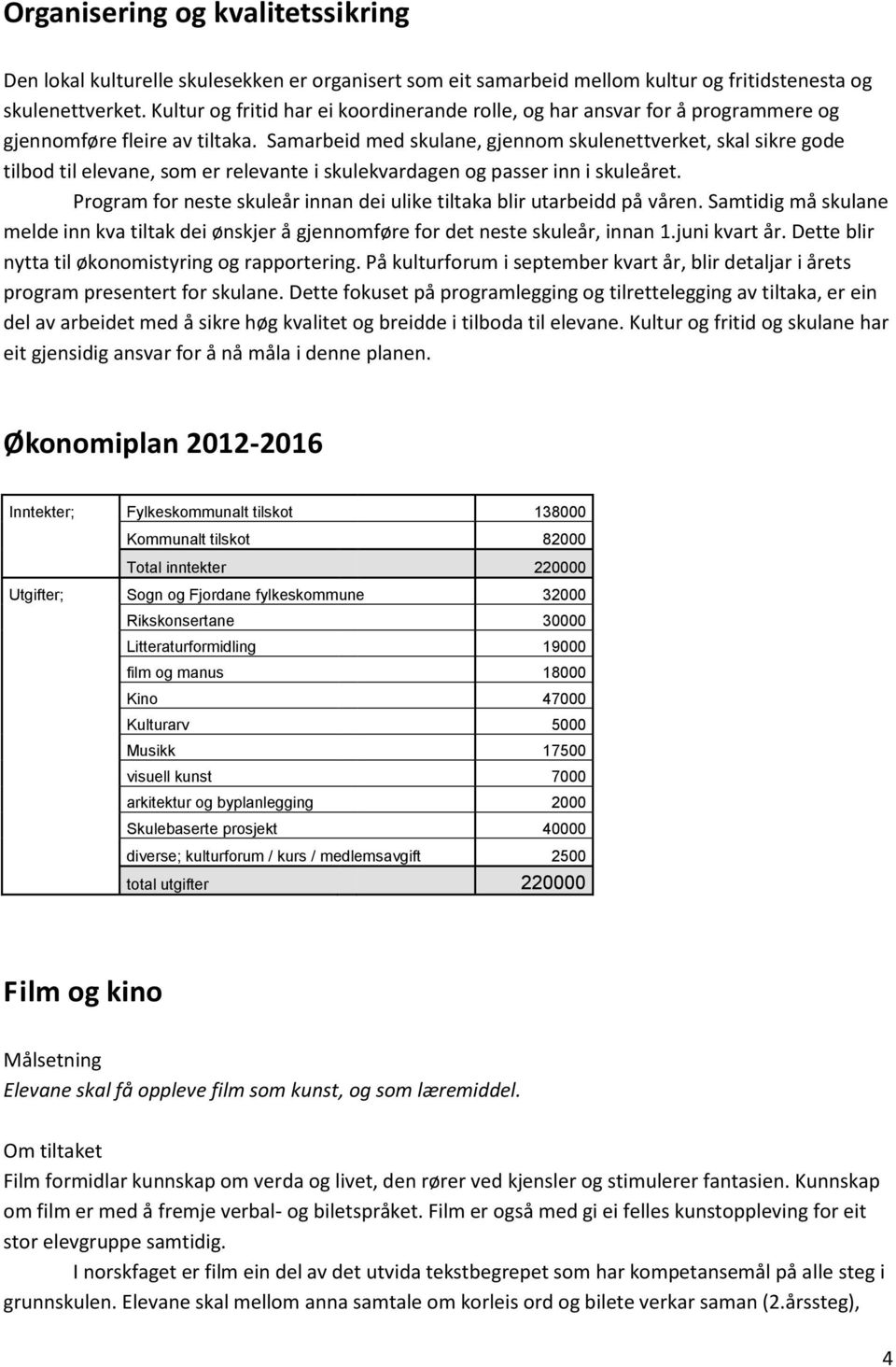 Samarbeid med skulane, gjennom skulenettverket, skal sikre gode tilbod til elevane, som er relevante i skulekvardagen og passer inn i skuleåret.