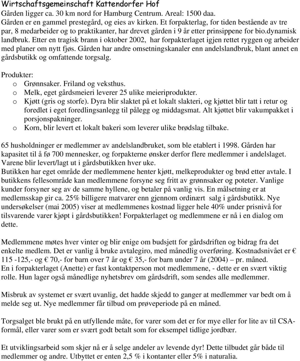 Etter en tragisk brann i oktober 2002, har forpakterlaget igjen rettet ryggen og arbeider med planer om nytt fjøs.