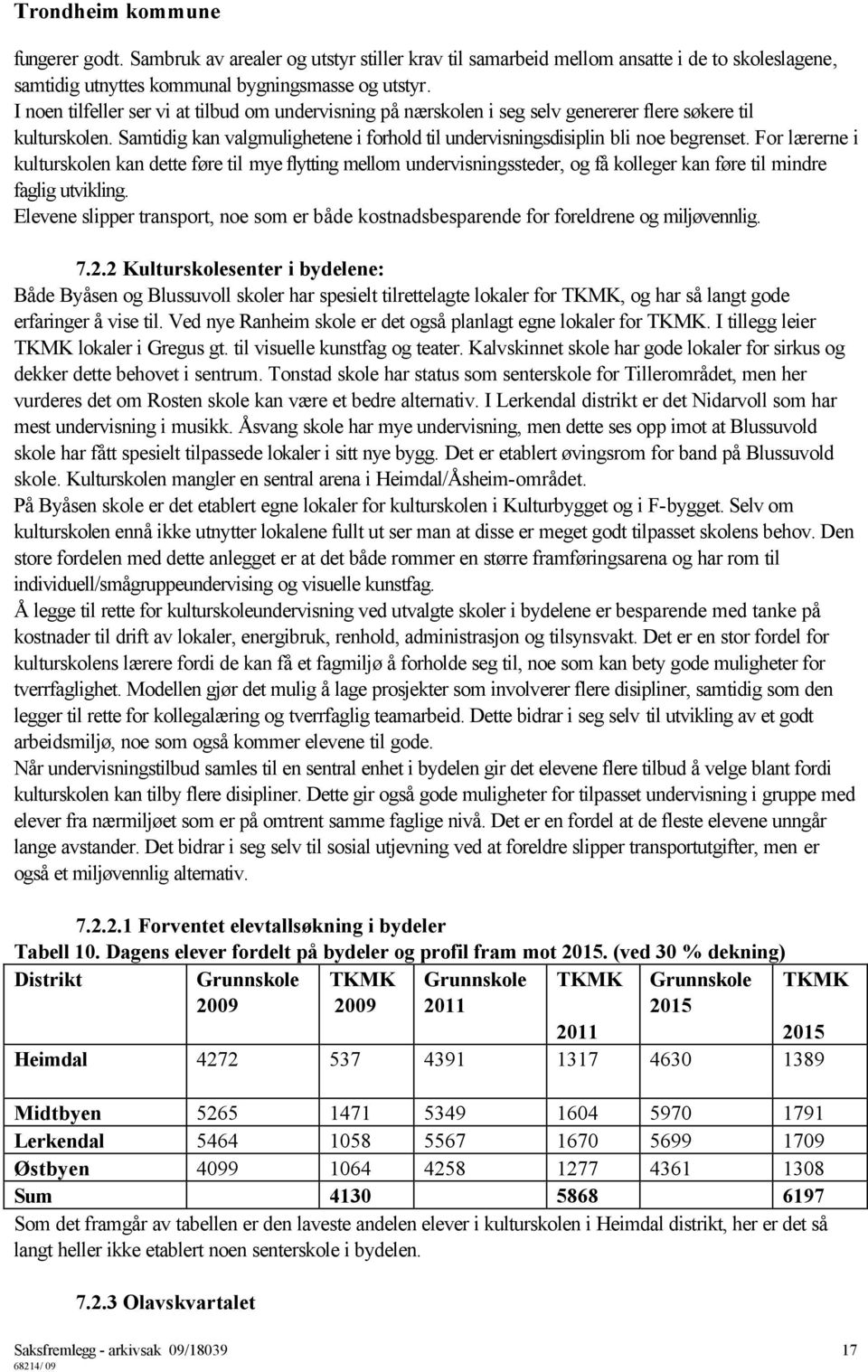 For lærerne i kulturskolen kan dette føre til mye flytting mellom undervisningssteder, og få kolleger kan føre til mindre faglig utvikling.