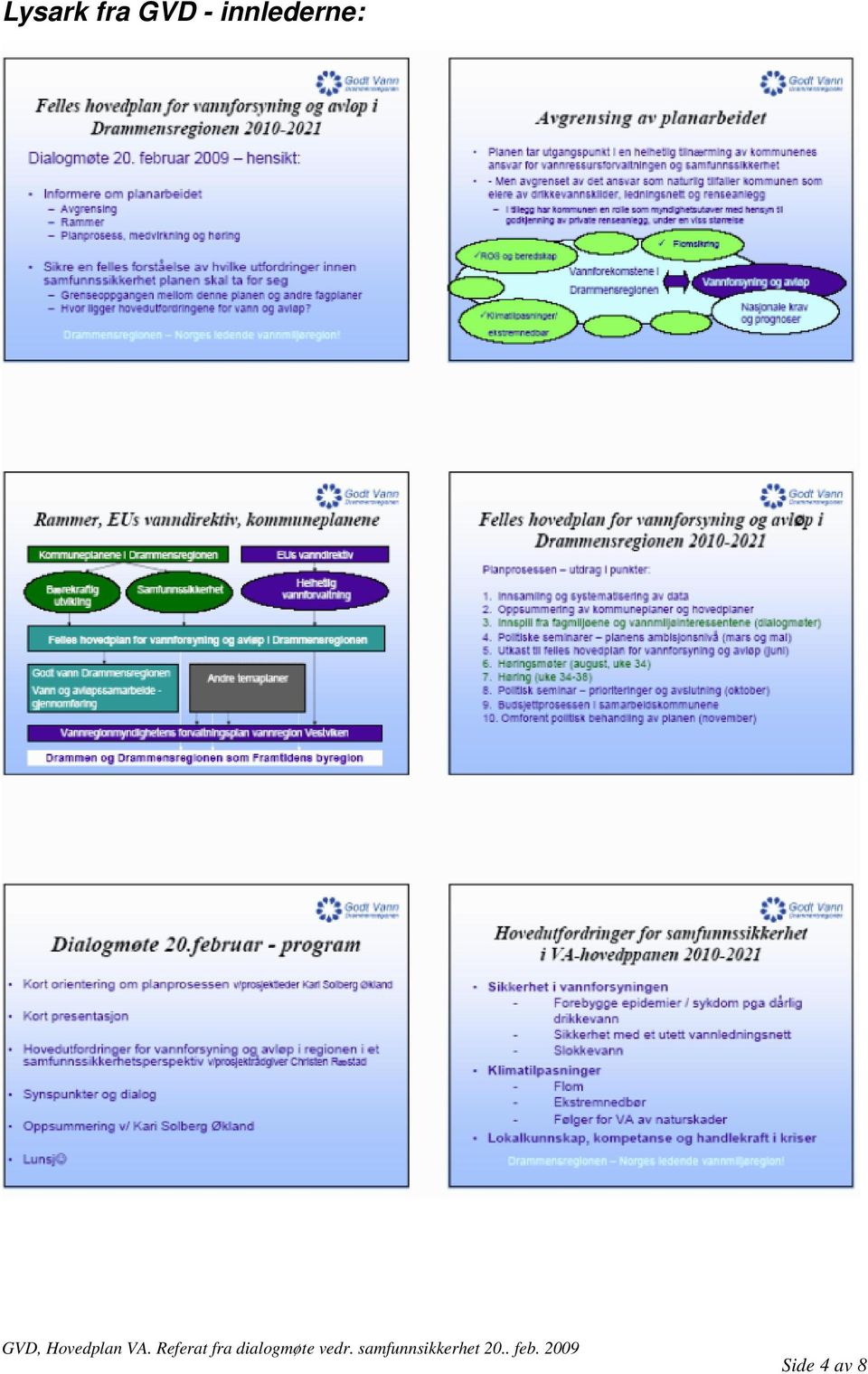 Referat fra dialogmøte vedr.