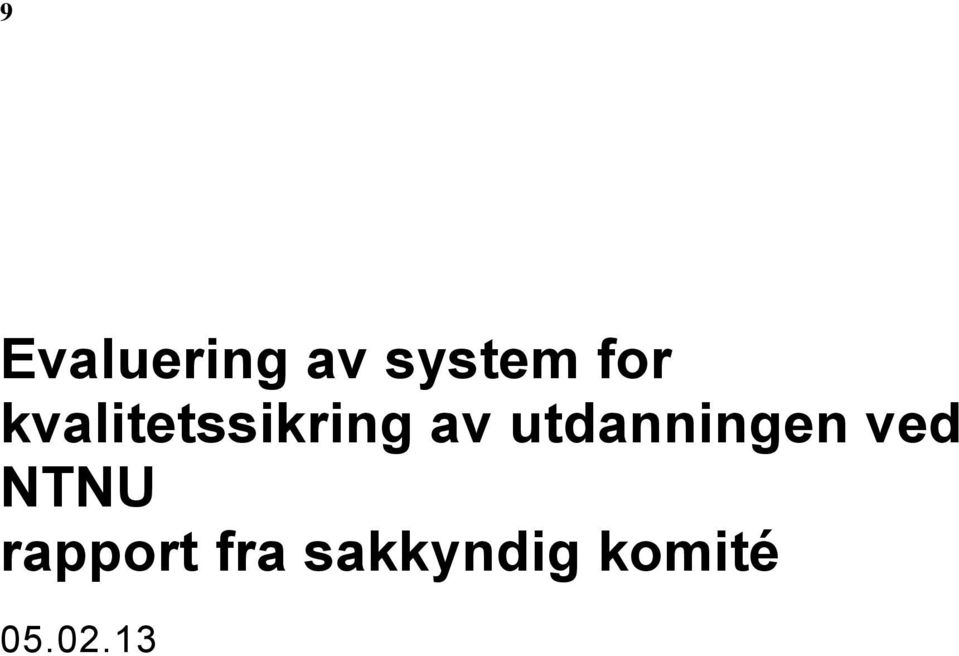 utdanningen ved NTNU