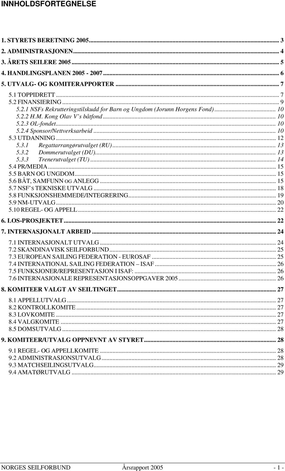 .. 12 5.3.1 Regattarrangørutvalget (RU)... 13 5.3.2 Dommerutvalget (DU)... 13 5.3.3 Trenerutvalget (TU)... 14 5.4 PR/MEDIA... 15 5.5 BARN OG UNGDOM...15 5.6 BÅT, SAMFUNN OG ANLEGG... 15 5.7 NSF S TEKNISKE UTVALG.