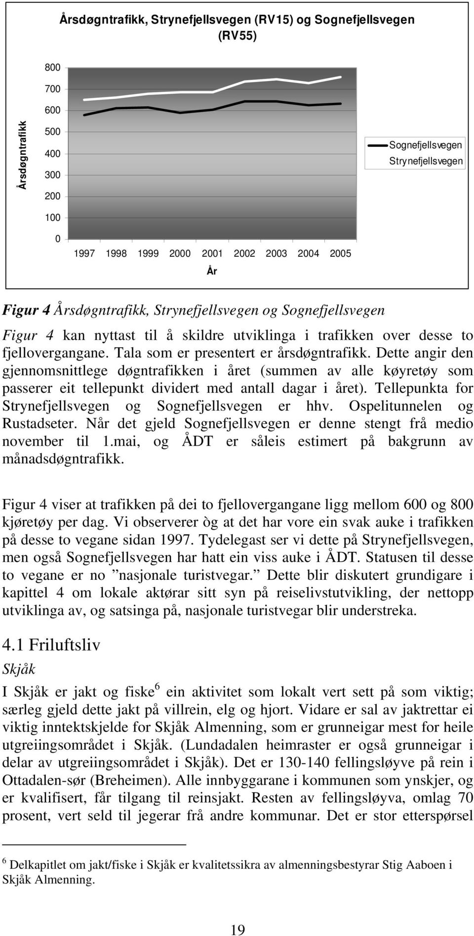 Dette angir den gjennomsnittlege døgntrafikken i året (summen av alle køyretøy som passerer eit tellepunkt dividert med antall dagar i året).