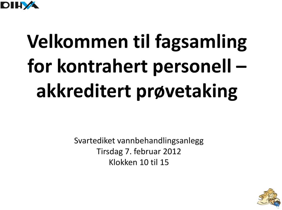 prøvetaking Svartediket