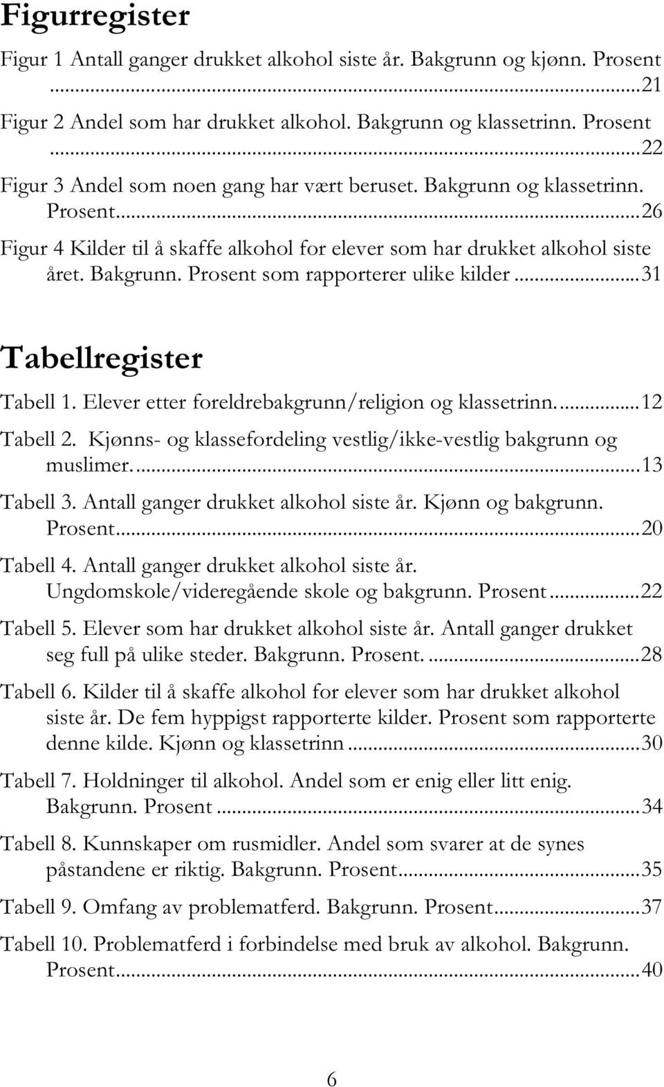 Elever etter foreldrebakgrunn/religion og klassetrinn...12 Tabell 2. Kjønns- og klassefordeling vestlig/ikke-vestlig bakgrunn og muslimer...13 Tabell 3. Antall ganger drukket alkohol siste år.