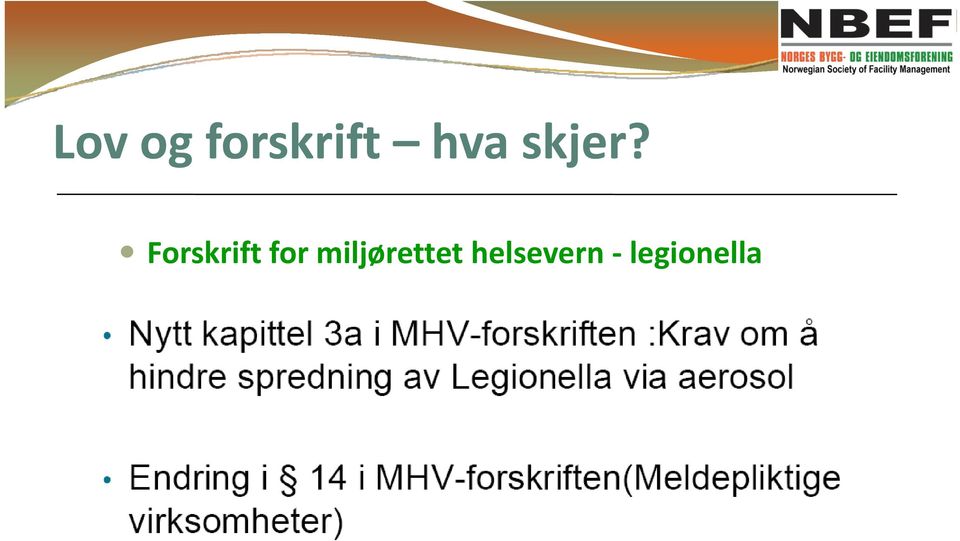 Forskrift for