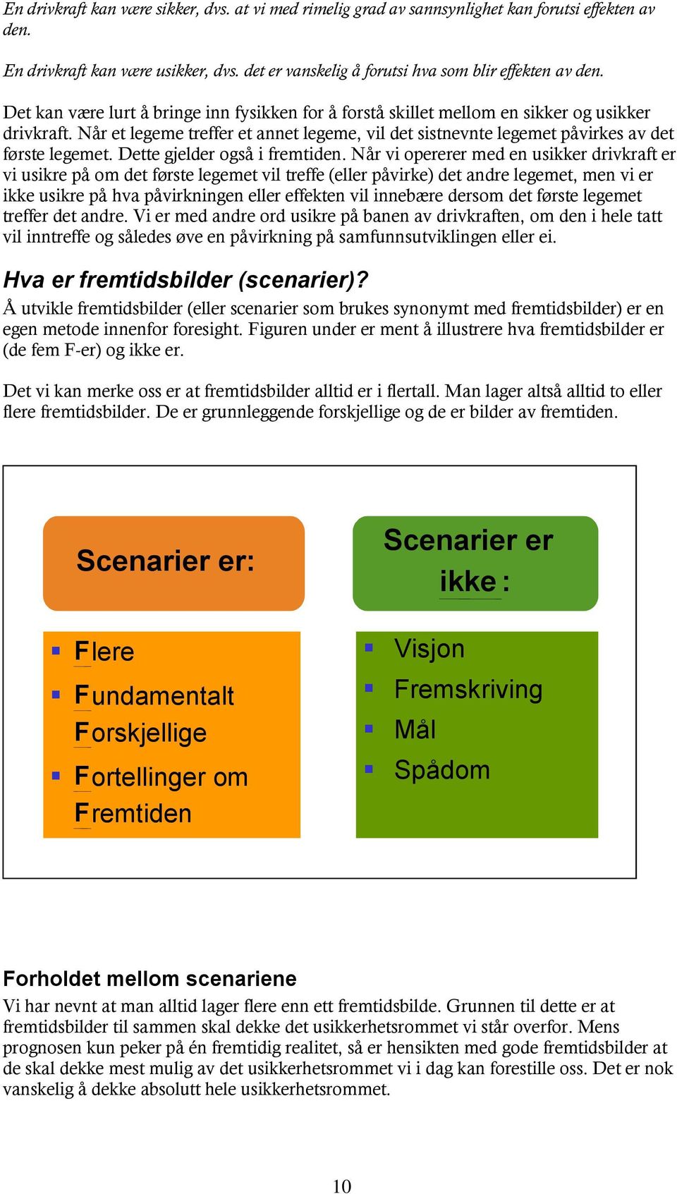 Dette gjelder også i fremtiden.