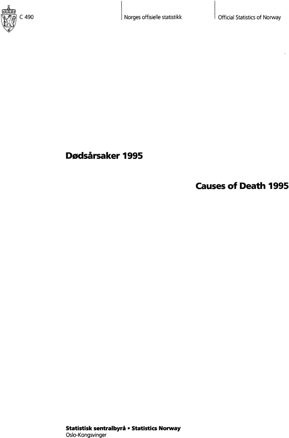 Dødsårsaker 995 Causes of Death 995