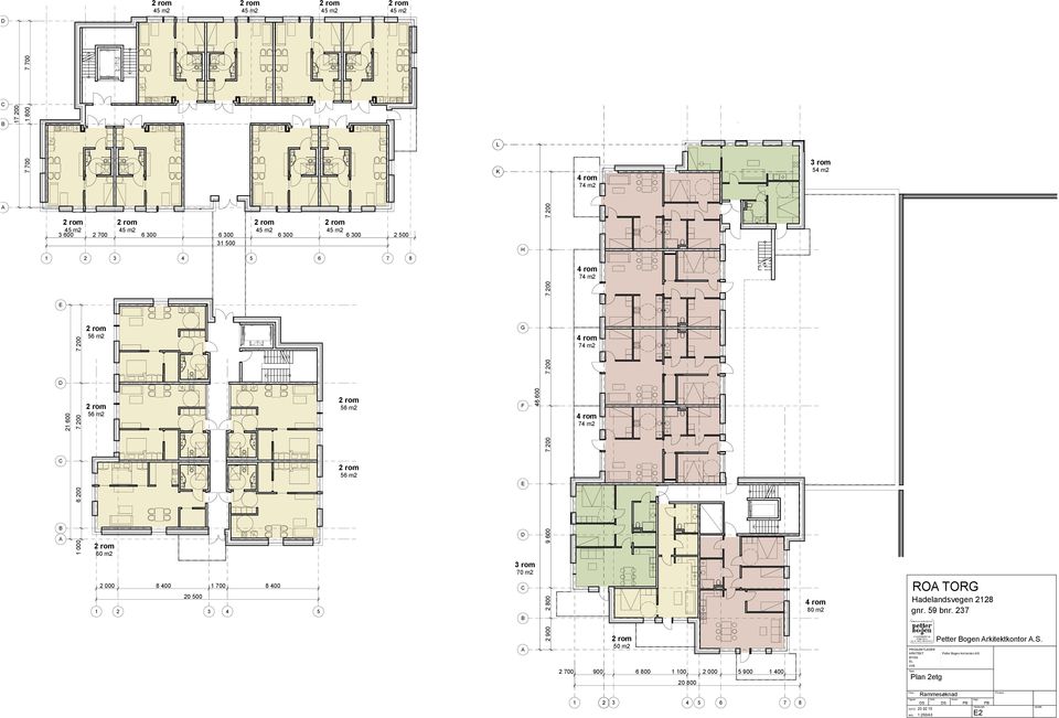 70 m2 C B 4 rom 80 m2 ROA TORG Hadelandsvegen 2128 gnr. 59 bnr. 237 A 2 700 900 6 800 1 100 2 000 5 900 1 400 1 50 m2 20 800 2 3 4 5 6 7 8 PROSJEKTLEDER.