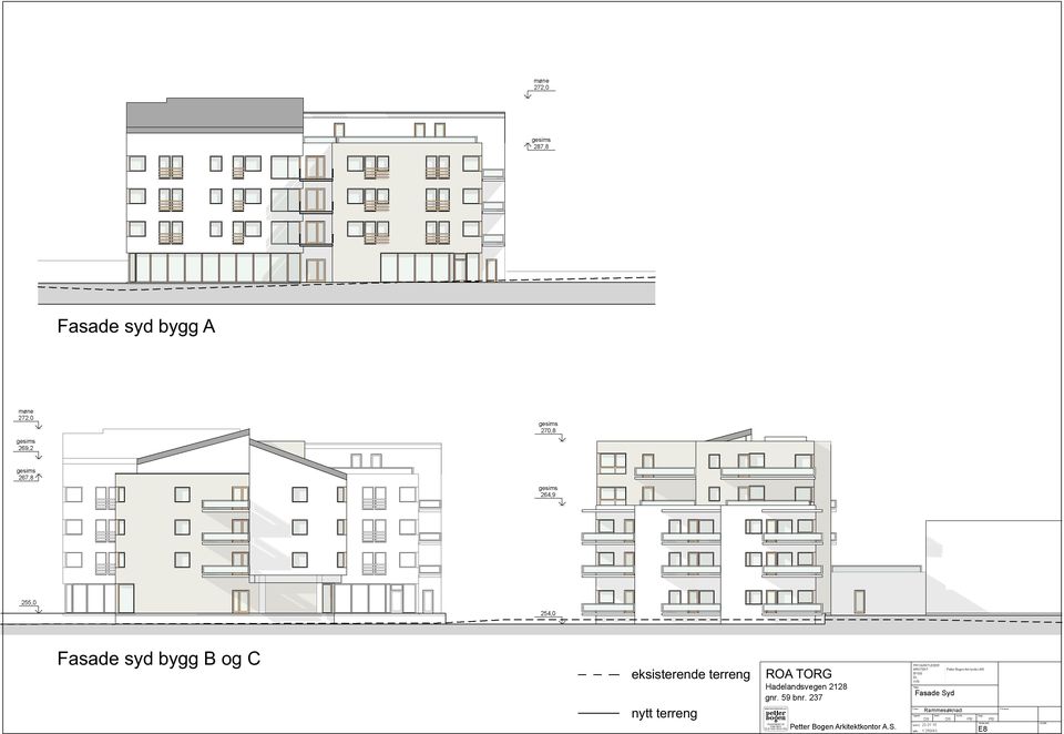 237 Petter Bogen Arkitektkontor A. S. PROSJEKTLEDER. ARKITEKT Petter Bogen Ark.