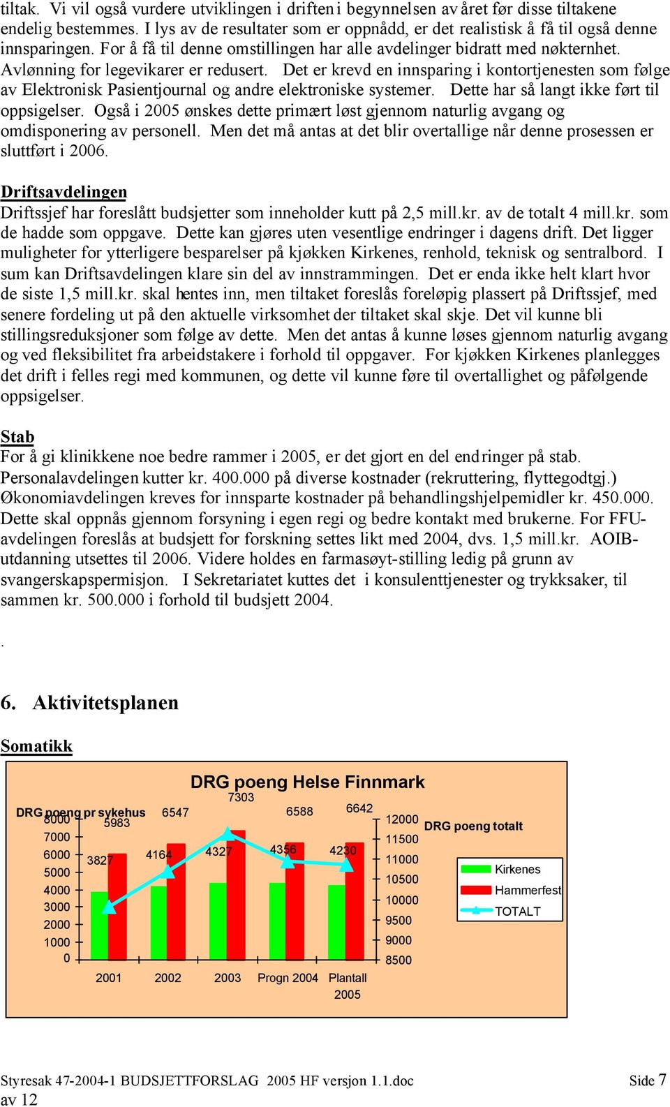 Avlønning for legevikarer er redusert. Det er krevd en innsparing i kontortjenesten som følge av Elektronisk Pasientjournal og andre elektroniske systemer.