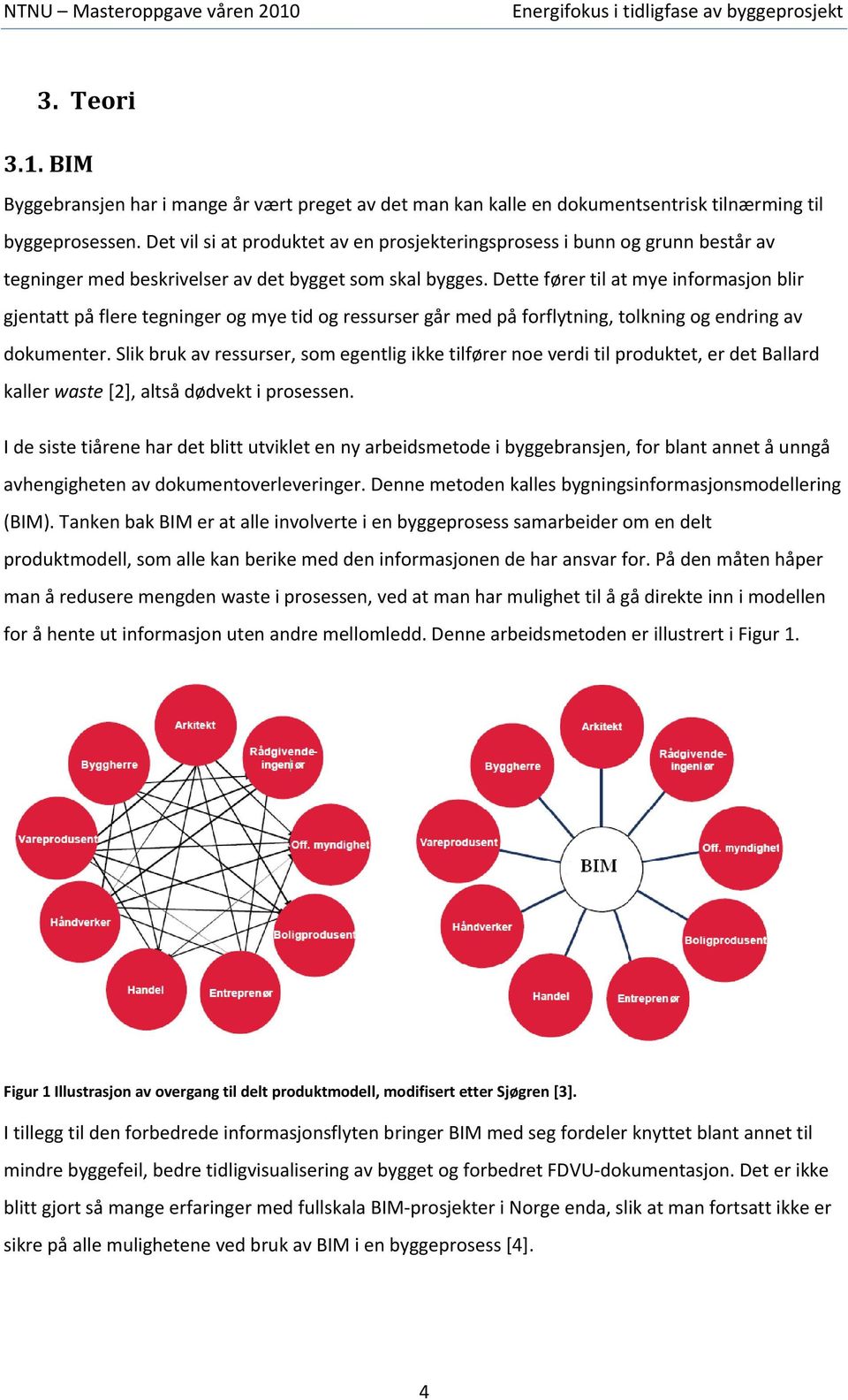 Dette fører til at mye informasjon blir gjentatt på flere tegninger og mye tid og ressurser går med på forflytning, tolkning og endring av dokumenter.