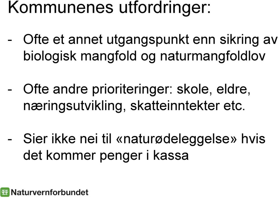 prioriteringer: skole, eldre, næringsutvikling, skatteinntekter