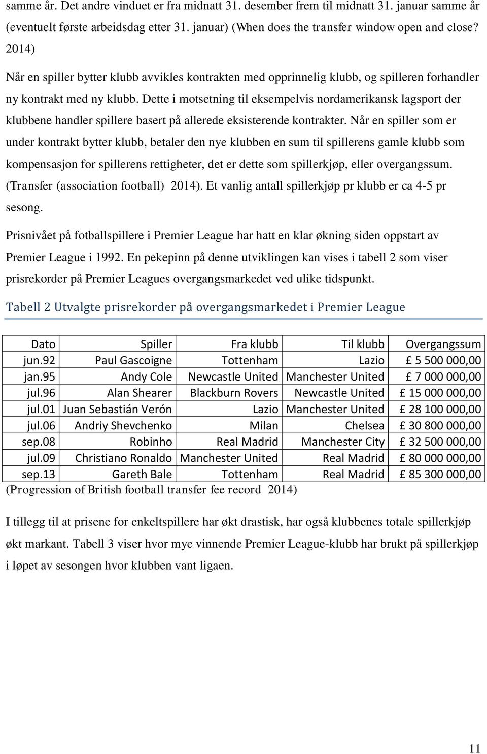 Dette i motsetning til eksempelvis nordamerikansk lagsport der klubbene handler spillere basert på allerede eksisterende kontrakter.