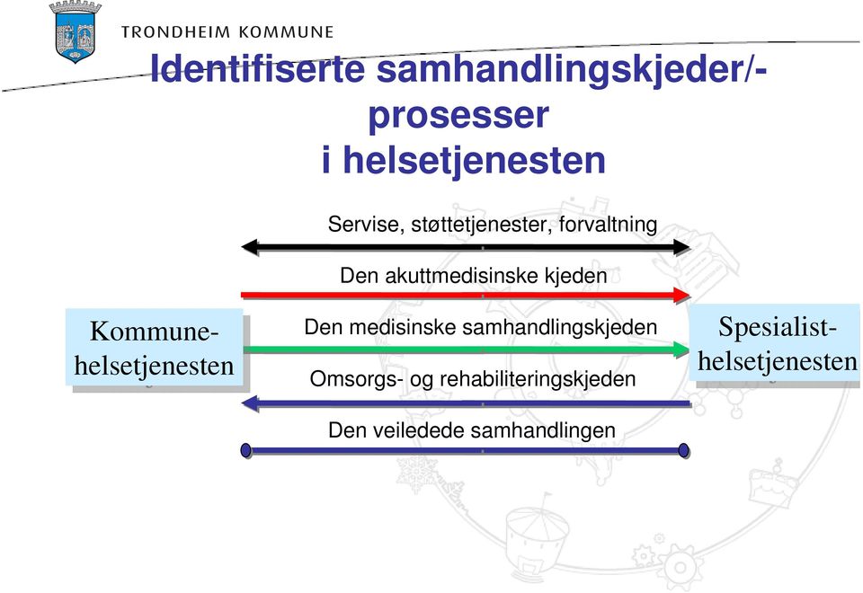 Den medisinske samhandlingskjeden Omsorgs- og rehabiliteringskjeden