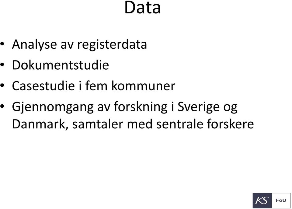 kommuner Gjennomgang av forskning i