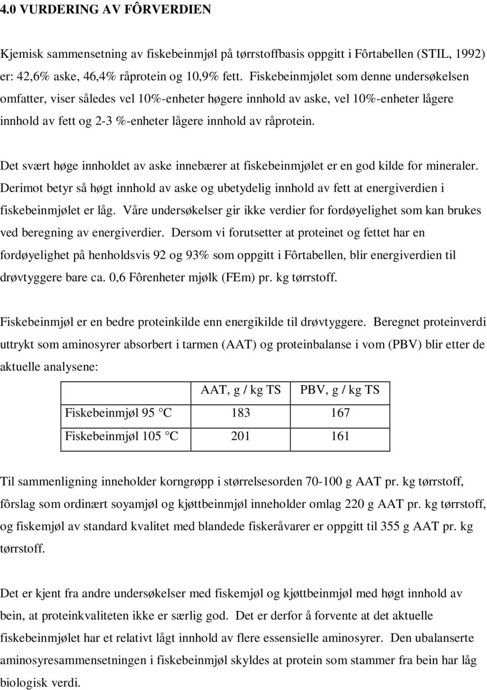 Det svært høge innholdet av aske innebærer at fiskebeinmjølet er en god kilde for mineraler.