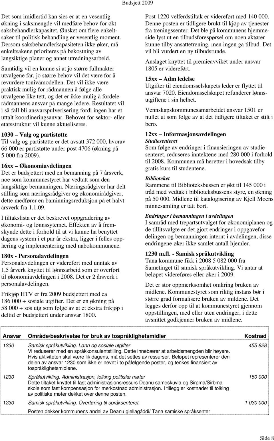 Dersom saksbehandlerkapasiteten ikke øker, må enkeltsakene prioriteres på bekostning av langsiktige planer og annet utredningsarbeid.