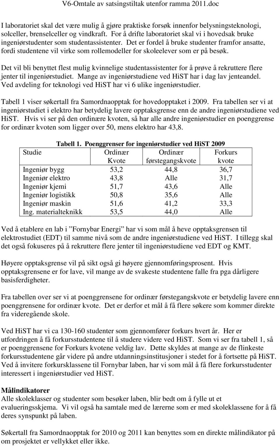 Det er fordel å bruke studenter framfor ansatte, fordi studentene vil virke som rollemodeller for skoleelever som er på besøk.