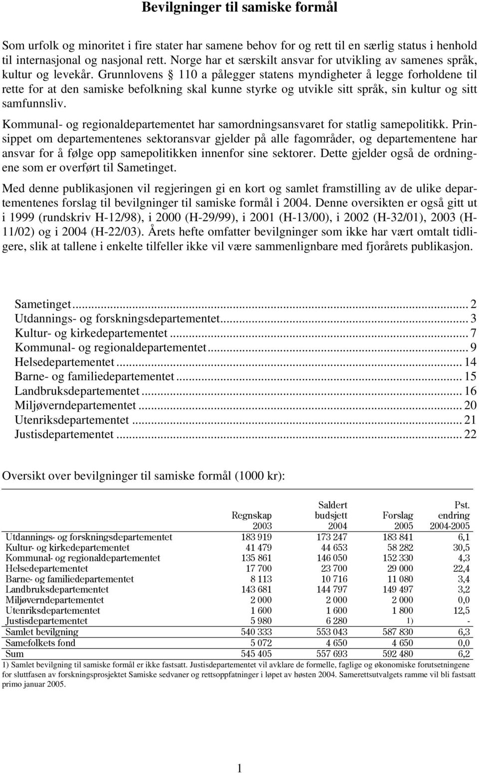 Grunnlovens 110 a pålegger statens myndigheter å legge forholdene til rette for at den samiske befolkning skal kunne styrke og utvikle sitt språk, sin kultur og sitt samfunnsliv.