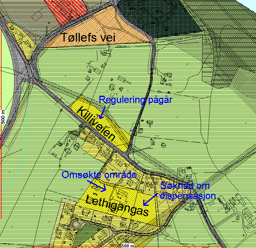 Det er siden 2003 vedtatt ny kommuneplan. Den 21.06.11 ble Kommuneplanens arealdel for Alta enstemmig vedtatt i kommunestyret og er nå gjeldende plan for omsøkte område.