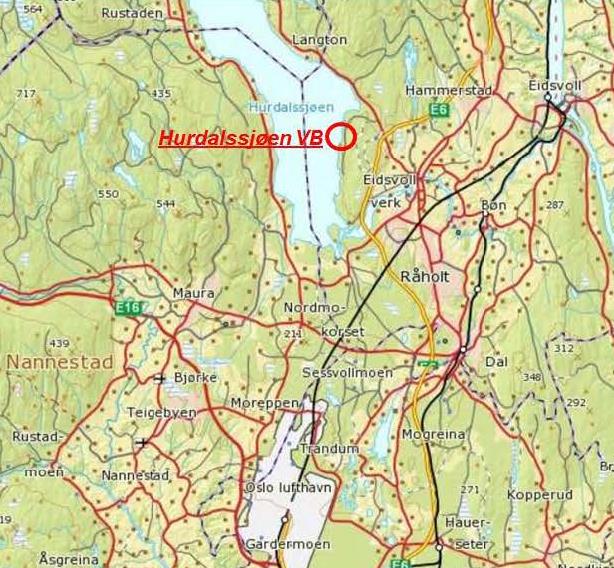 MOP Hurdalssjøen vannbehandlingsanlegg 5 Området er uregulert, men omfattes av kommunedelplan for