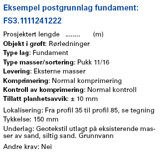 VA/Miljø-blad nr. 5 «Grøfteutførelse fleksible rør" Kap 4.