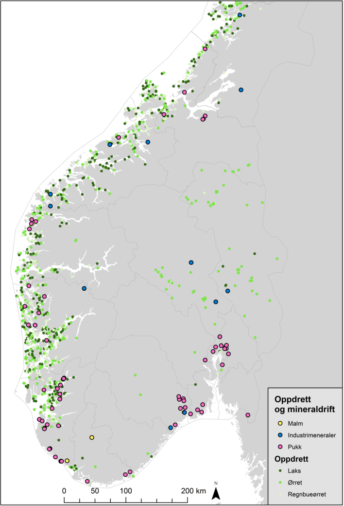 4. Erfaringsrapport sprengning og fiskeri Nasjonale laksefjorder Oppdrettsanlegg og mineralvirksomhet DNV GL kjenner ikke til dokumenterte