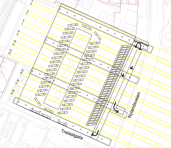 Figur 16: Plantegning av ny bussterminal over Oslo S (Kilde: Ruter) 4.2 