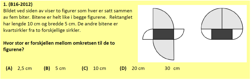 Rekkefølge - progresjon Hvilken basiskunnskap bygger hver enkelt oppgave på?