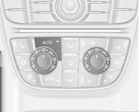 Klimastyring 109 Automatisk drift AUTO Viftehastigheten i automatisk modus kan endres i menyen Innstillinger. Personlig tilpasning av bilen 3 89.