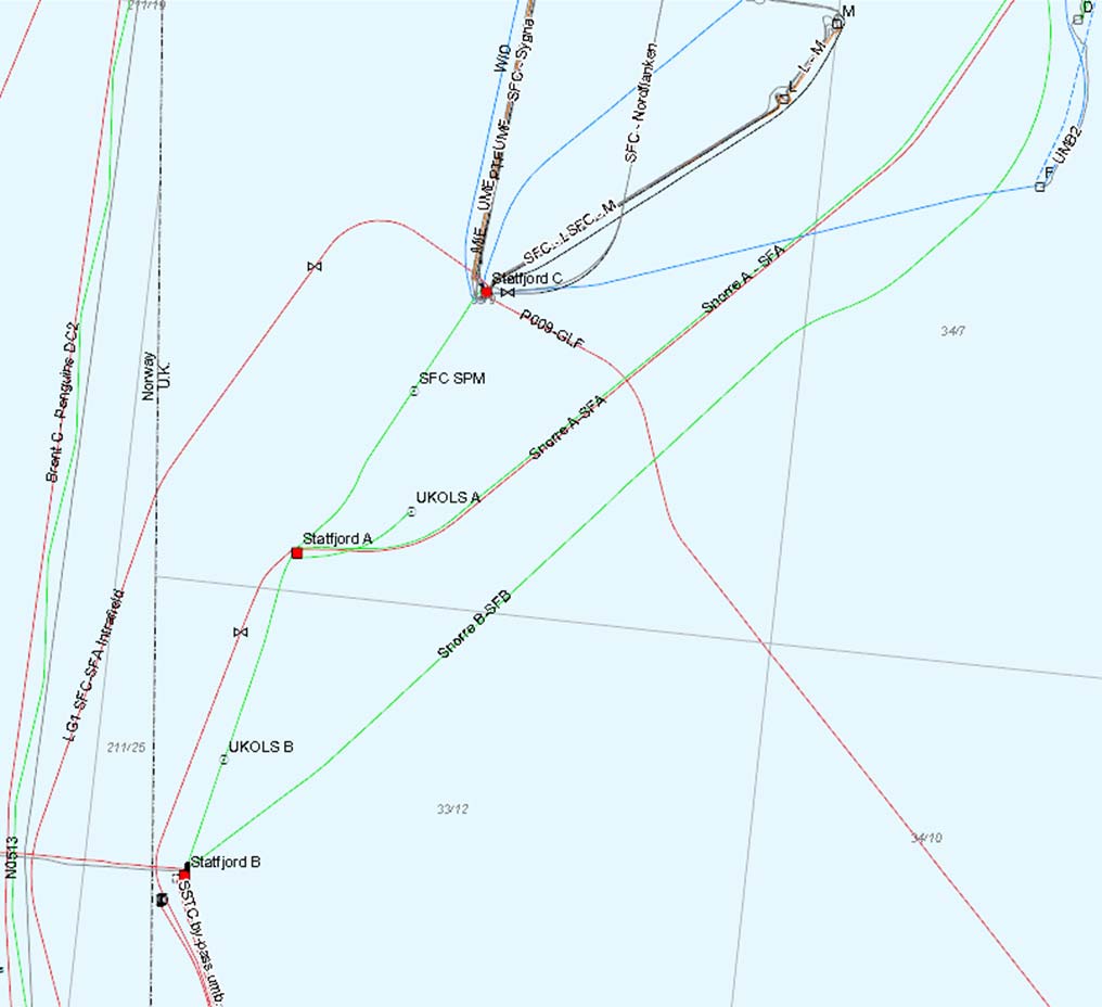 2.2.3 Lastesystemer Statfjordfeltet har i dag to operative lastesystemer for lossing av olje til skytteltankere, hvorav ett system er tilknyttet Statfjord A.