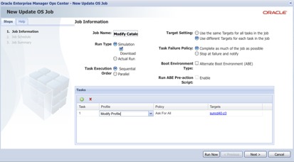 View Modify Catalog Velg simulation, dvs laster ned patcher/ pakker, og