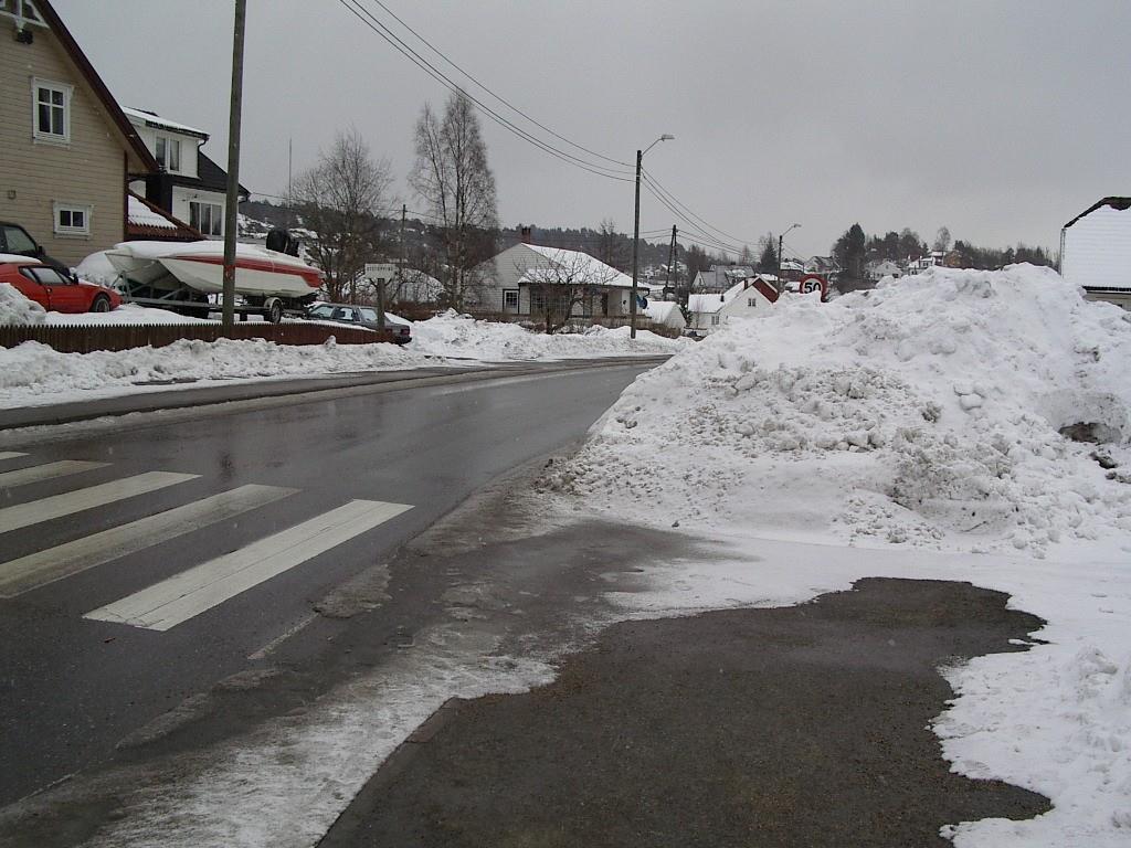 Hvor legges snøen