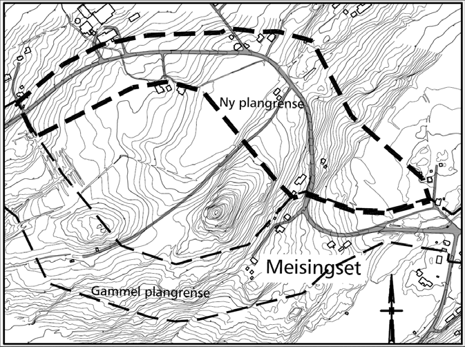 1 INNLEDNING 1.1 Planområdet Planområdet omfatter en vel 9 km lang strekning langs riksveg 70 fra Meisingset til Saghøgda i Tingvoll kommune. FIG. 1.1.1 PLANOMRÅDET DET BLE MELDT OPPSTART PÅ I DESEMBER 2012.