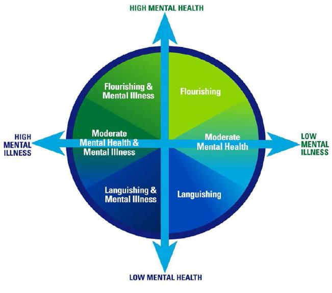 Todimensjonalt continuum for mental helse - følelse av tomhet(languishing)