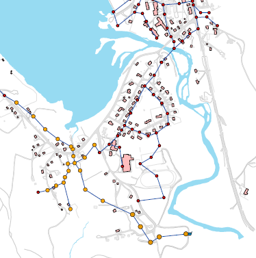 DETALJREGULERINGSPLAN FOR STORMO 2, BOLIGFELT BURFJORD 15 4.5.2 Parkering Det er etablert p-plasser i tilknytning til skole og idrettsanlegg (utenfor planområdet). 4.5.3 Fortau el.