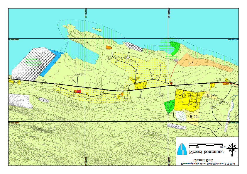 Kommuneplan for Nesset Side 71 9.4 Rød Rød - Høvika Lystermyra boligfelt B25 Lystermyra boligfelt B26 B 25 - Utvidelse av Lystermyra boligfelt mot nord.