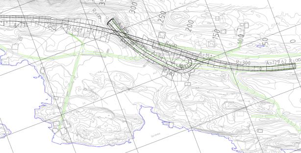 3.5.1 Ferjekai Rugsundøy Det er berre utgreidd eit ferjekaialternativ på Rugsundøy.