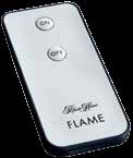 Flame - LED lys med fjernkontrollfunksjon 70 17960 Flame fjernkontroll 79,- 17370 Flame kronelys 2 stk H25 Ø2