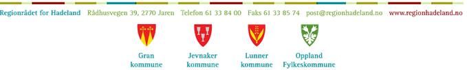 MØTEINNKALLING Regionrådet Dato: 02.12.2016 kl. 9:00 Sted: Hadeland Videregående skole, Gran Arkivsak: 16/00195 Arkivkode: 033 Eventuelt forfall meldes til Vibeke Buraas Dyrnes tlf.