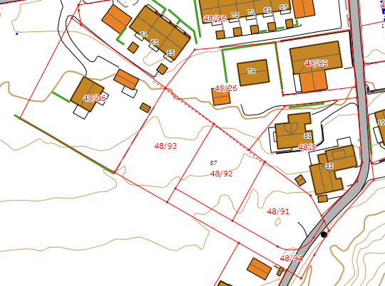 I Gamle Jonsvannsveien 87 og 89 (bnr 92 og 93) planlegges bygget to leilighetsbygg i fire etasjer i tillegg til parkeringskjeller og med ny adkomst vest for dagens bebyggelse i Gamle Jonsvannsveien