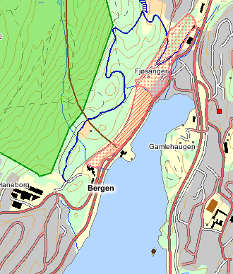 Miljøgeologiske grunnundersøkelser på sjø- MULTICONSULT Viktig naturtype Turvei Fredet område Trekkrute for hjort Yngleområde for gråhegre Figur 2.