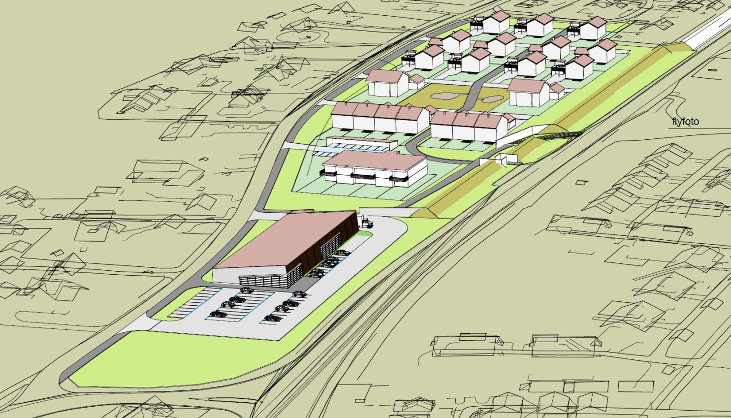 3/7 Tiltakene SG Arkitektur har laget skisser av